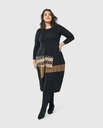 alembika-sycamore-cocoon-kleid-coffee-midi image 7