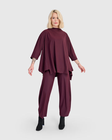 alembika-essential-tekbika-trapeze-top-weinrot image 2