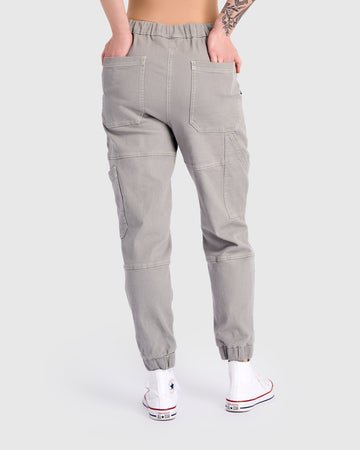 alembika-cargo-jogger-pants-grau-high-rise-cargohose-mit-b-ndchen image 5