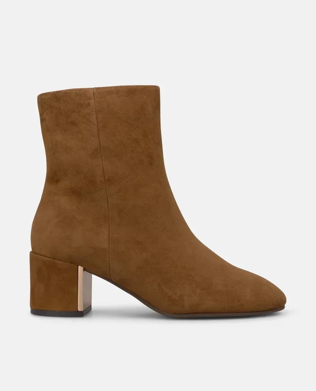 alma-en-pena-stiefeletten-veloursleder-camel-5-5-cm-blockabsatz-rei-verschluss image 1