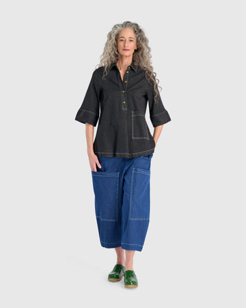 alembika-myles-popover-shirt-jet-denim-bluse image 7