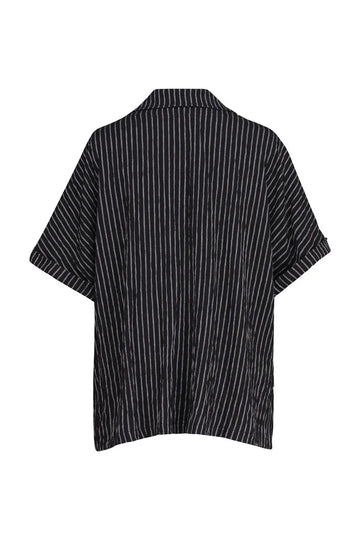 alembika-pinstripe-polo-top-schwarz-nadelstreifen image 6