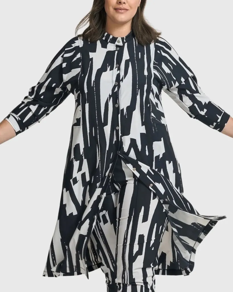 alembika-cyber-hemdkleid-midi-brush image 1