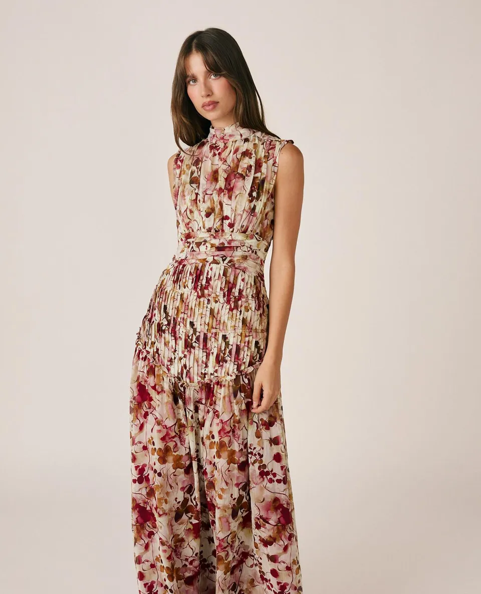 alma-en-pena-long-floral-dress-maxikleid-rosa image 1