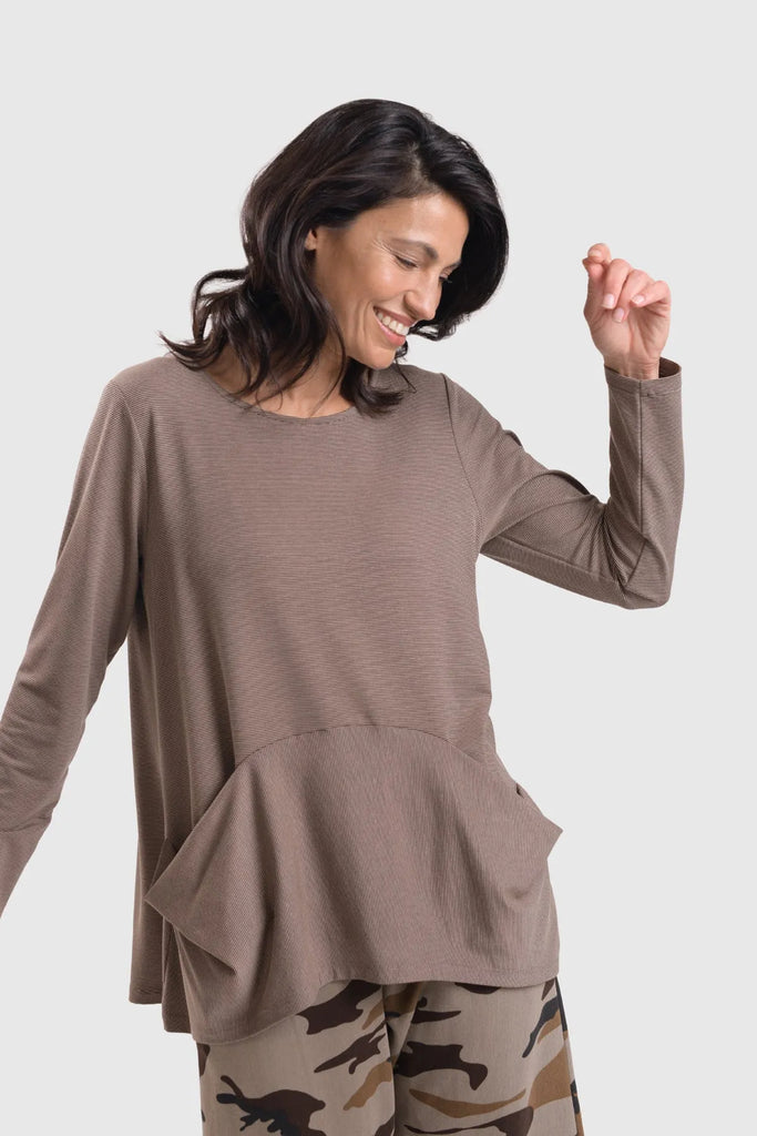 alembika-urban-bliss-top-pinstripe-jersey-langarmshirt image 1