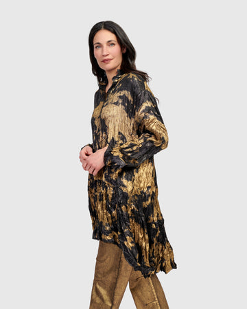 alembika-sizzle-tunic-gold-damen-tunika-metallic-langarm image 4