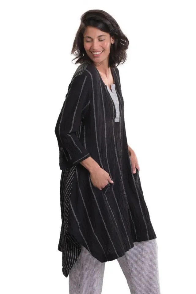 alembika-mixed-stripe-tunic-dress-streifen-tunikakleid image 1