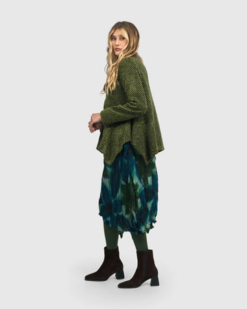 alembika-roxane-jacket-damen-strickjacke-green image 8