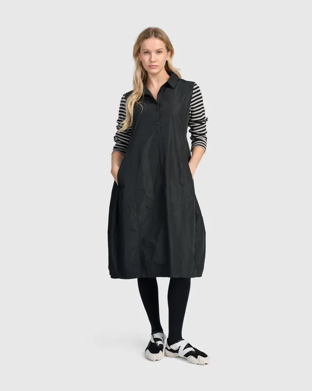 alembika-urban-mercer-shirtkleid-black-mix image 1