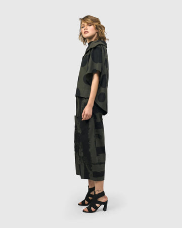 alembika-urban-dots-kiku-cape-jacke-khaki image 6