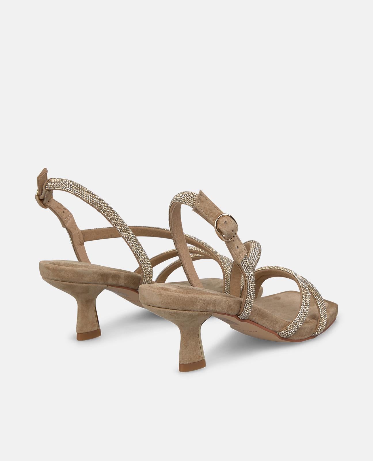 alma-en-pena-sandalette-metallic-diagonale-riemchen-arena-5-5-cm-absatz image 3