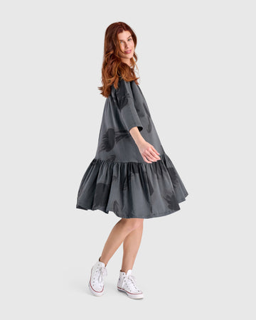alembika-urban-feather-flounce-minikleid-fog image 6