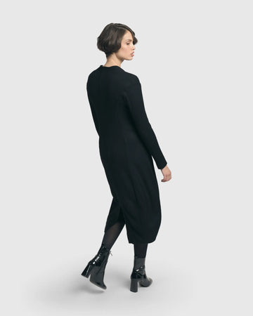 alembika-legend-waffle-cocoon-kleid-schwarz image 7
