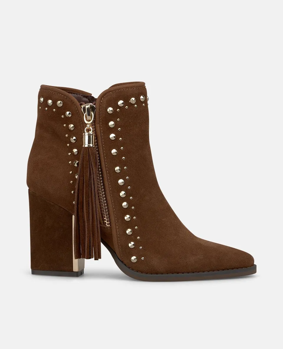 alma-en-pena-tassel-stiefelette-camel-8-cm-mit-rei-verschluss image 1