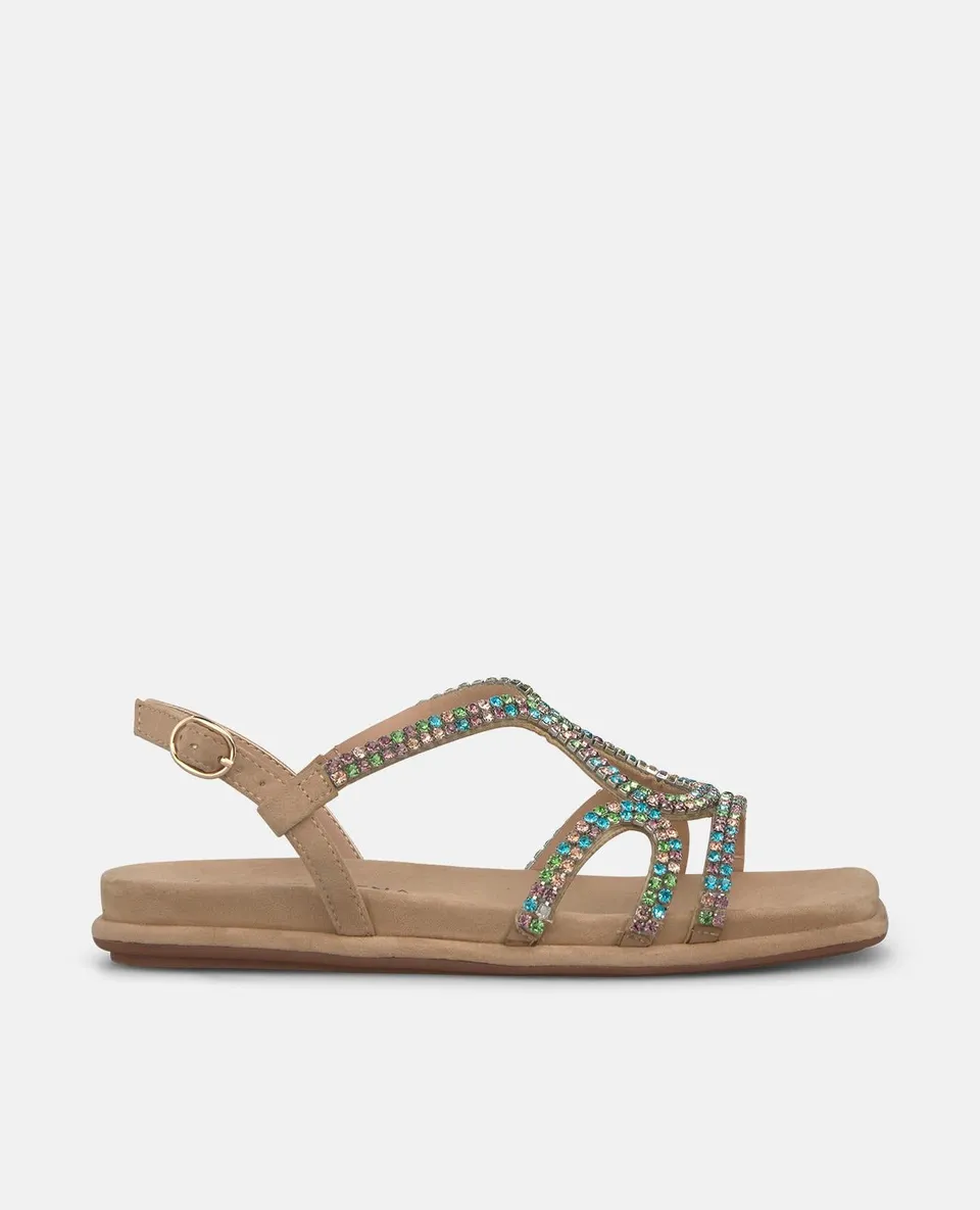alma-en-pena-flache-sandale-mit-nieten-multicolor image 1