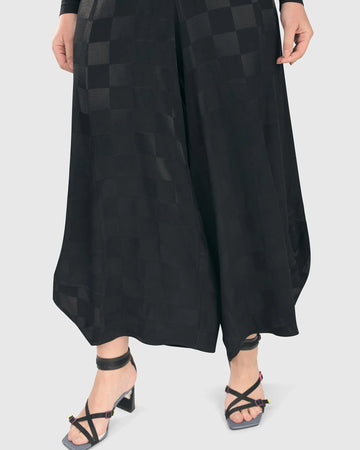 alembika-luxe-satin-punto-pants-check-stoffhose image 6