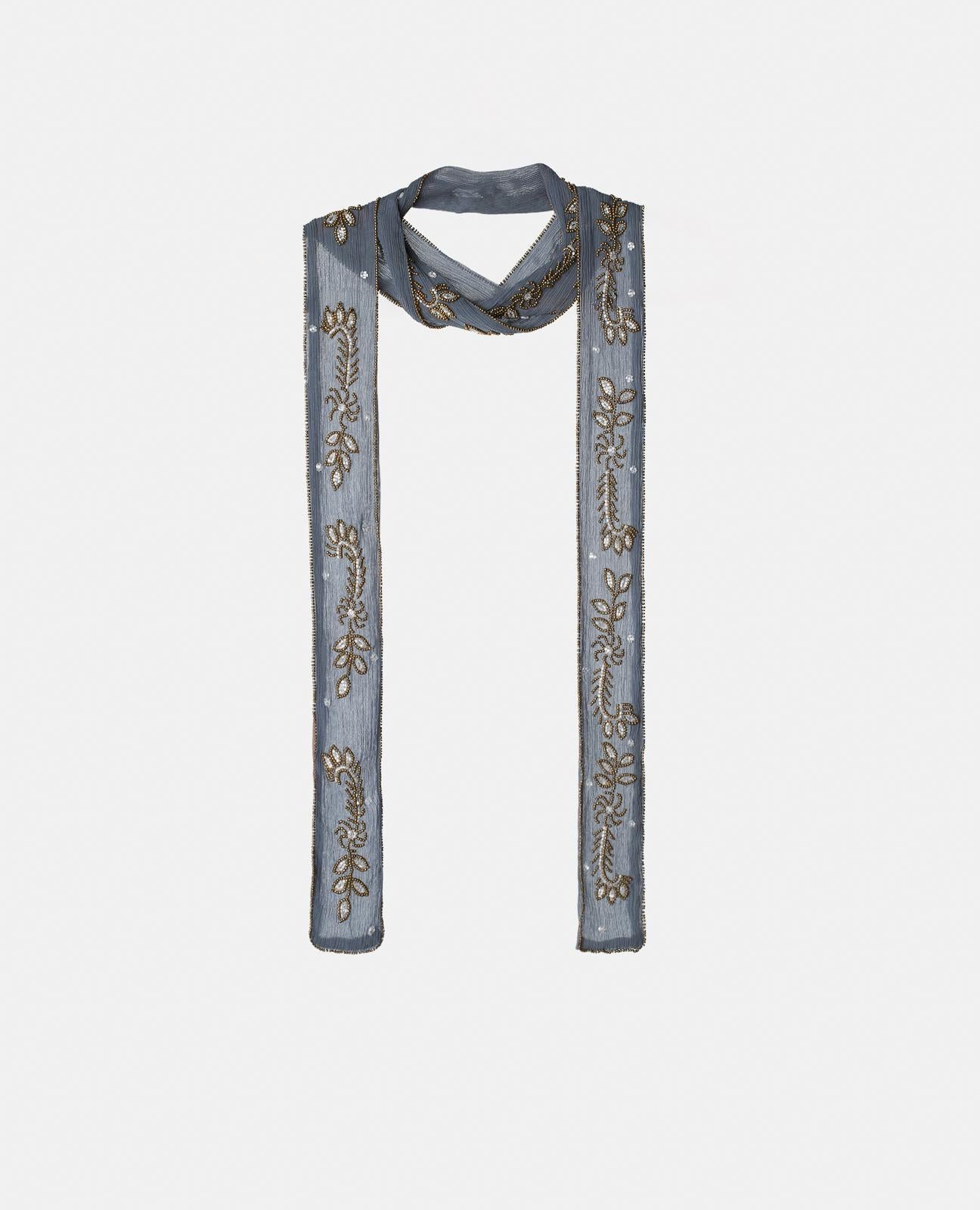 alma-en-pena-beaded-scarf-perlen-schal-grau-6-x-200-cm-aus-gaze image 2