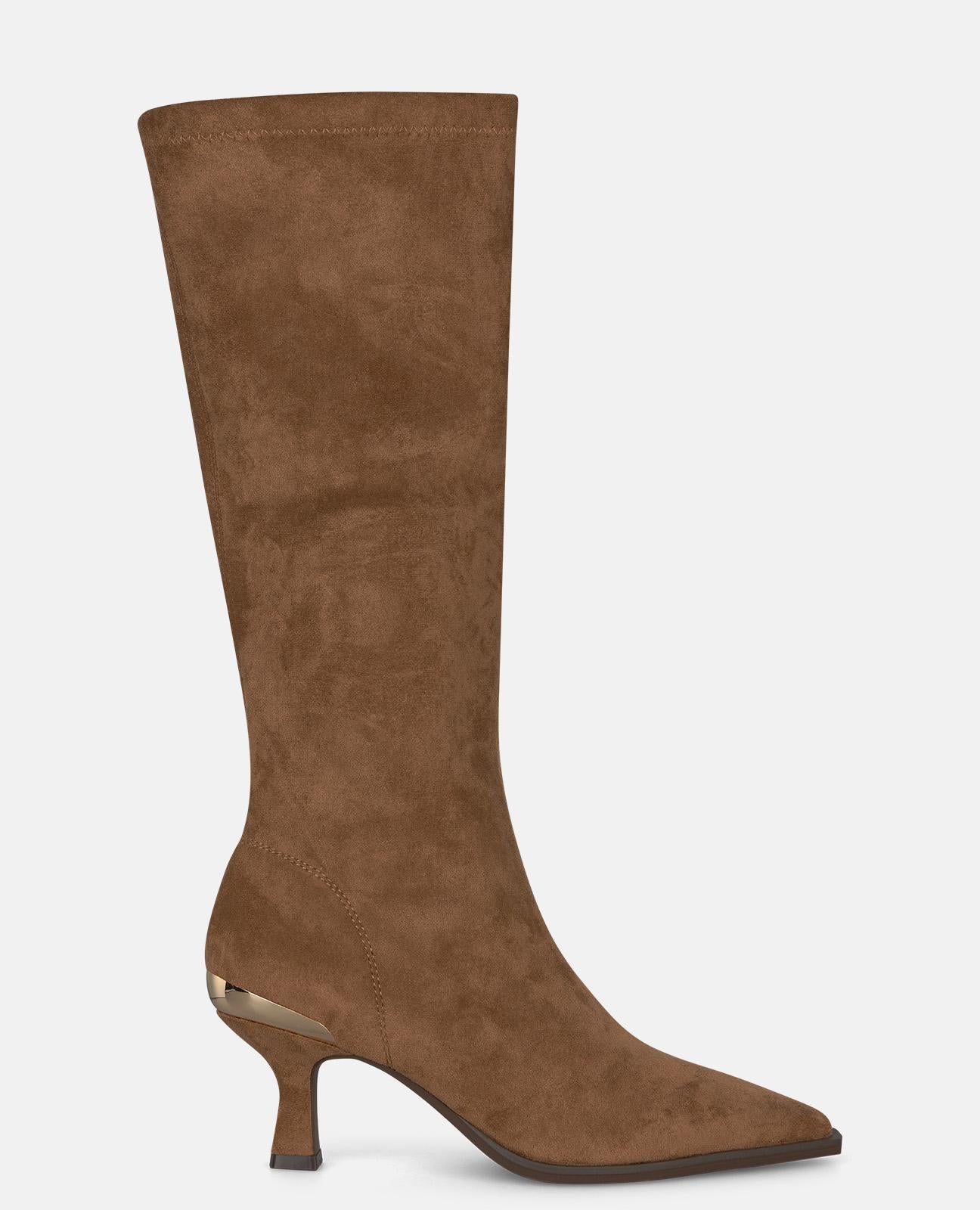 alma-en-pena-alfa-64175-stiefel-mit-absatz-camel-6-cm image 1
