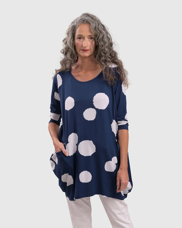 alembika-spot-cocoon-top-navy-jersey image 2