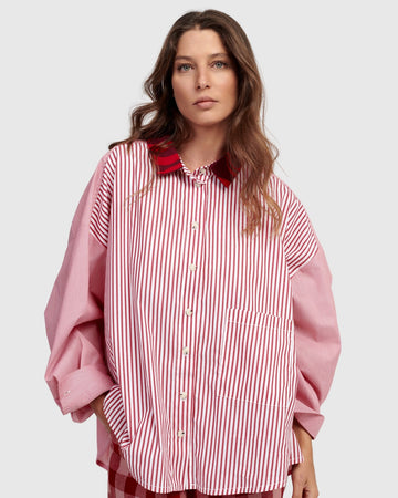 alembika-belmont-button-down-top-stripes-bluse image 2