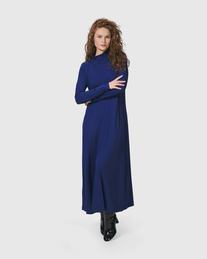 alembika-essential-a-linie-kleid-royal-blue image 1