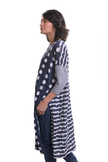 alembika-duet-crinkle-tunika-kleid-navy image 2