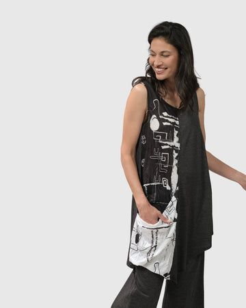 alembika-good-life-sleeveless-tunika-script-rmelloses-top image 7