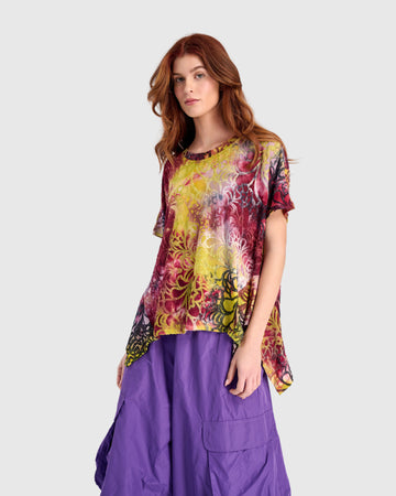 alembika-firefly-flounce-tee-raspberry-gold image 4