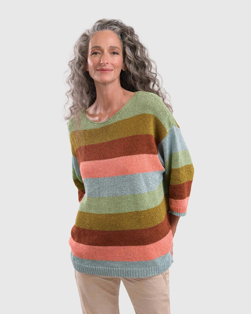 alembika-horizon-sweater-multi-relaxed-strickpullover image 1