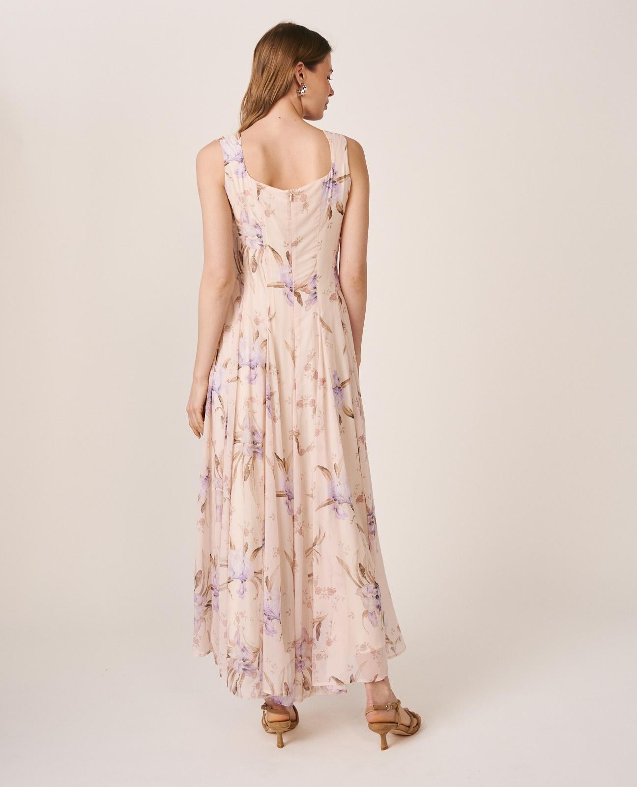 alma-en-pena-midi-chiffon-dress-chiffon-kleid-midi-flieder image 7