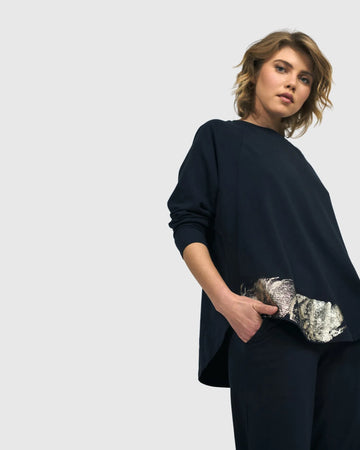 alembika-calumet-relaxed-top-damen-navy image 6
