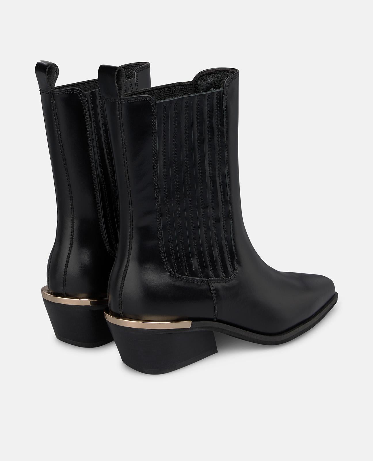 alma-en-pena-leather-chelsea-boots-stiefelette-schwarz-4-5-cm image 3