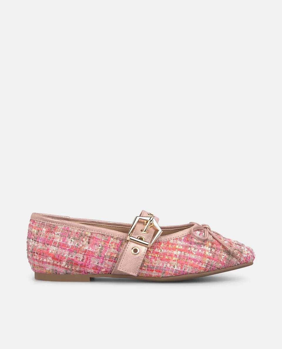 alma-en-pena-ballerina-fuchsia-mit-schnalle-flacher-riemenschuh-0-8-cm image 1