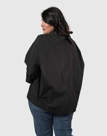 alembika-urban-boxy-button-back-top-black-top image 2