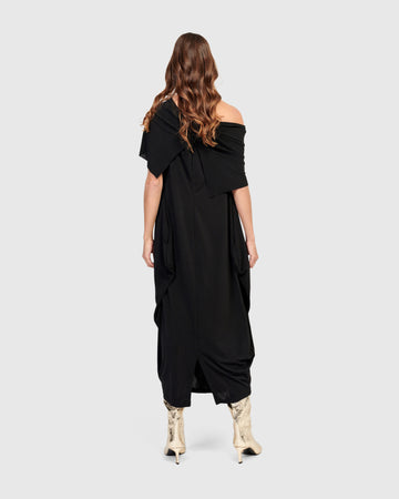 alembika-savoir-maxi-dress-black-cocoon-maxikleid-mit-taschen image 8