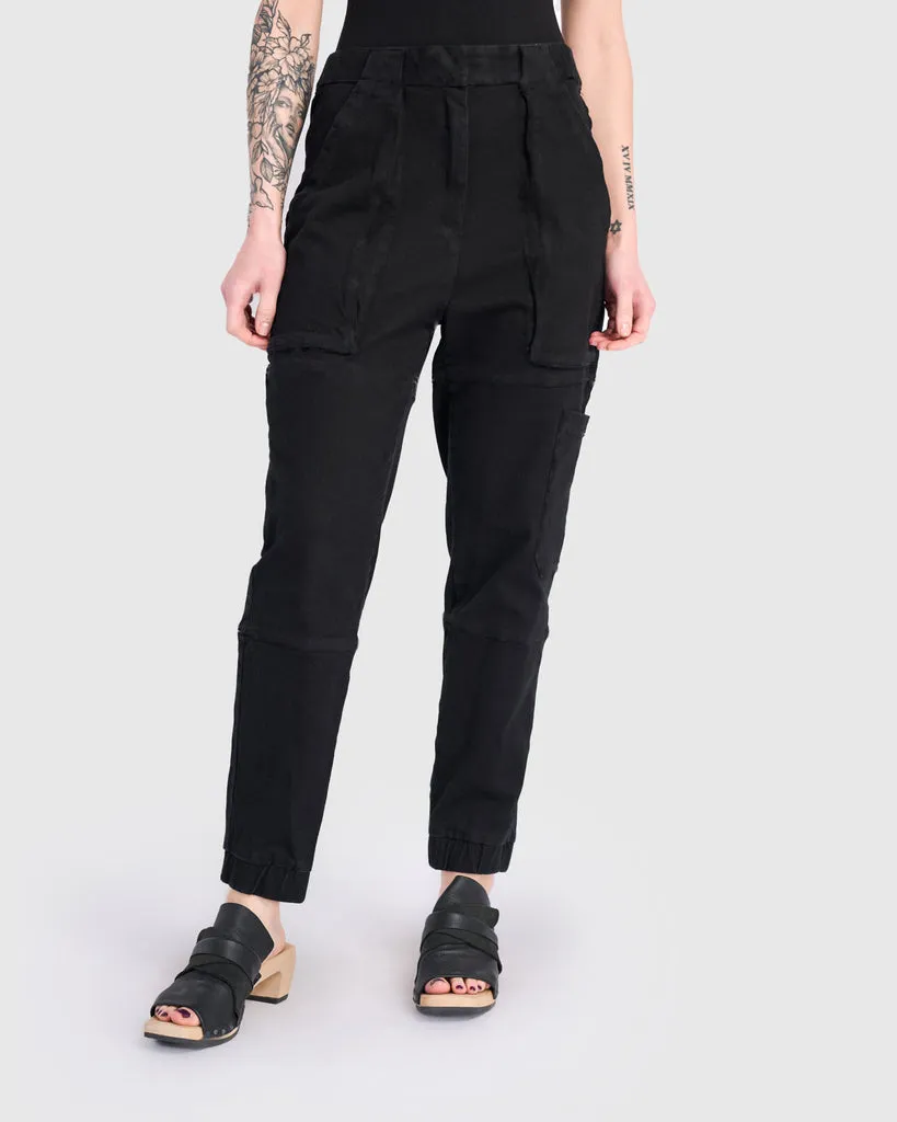 alembika-cargo-jogger-hose-schwarz image 1