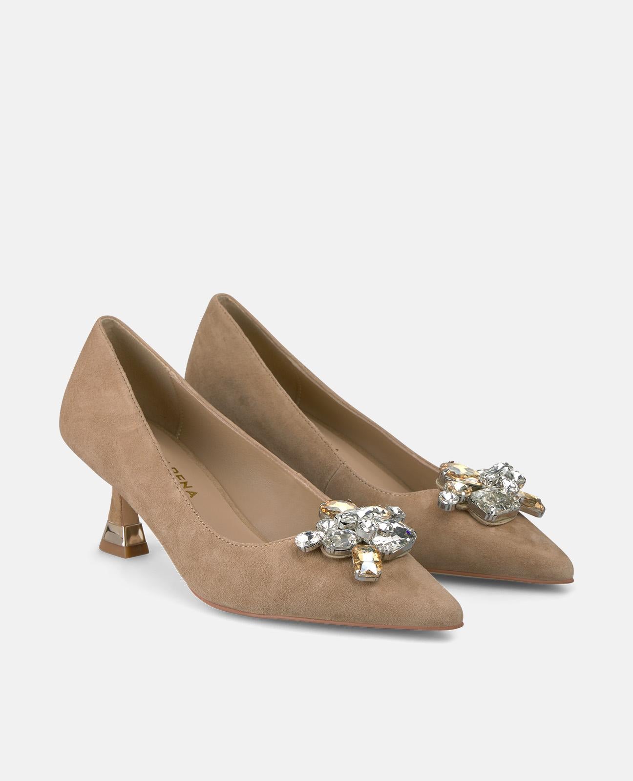 alma-en-pena-flower-pumps-camel-6-cm-absatz image 2