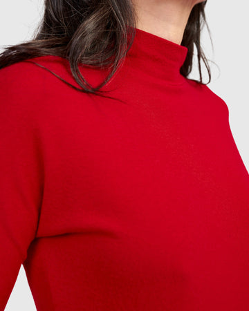 alembika-soft-knit-mockneck-tee-at707r-damen-shirt-rot image 2