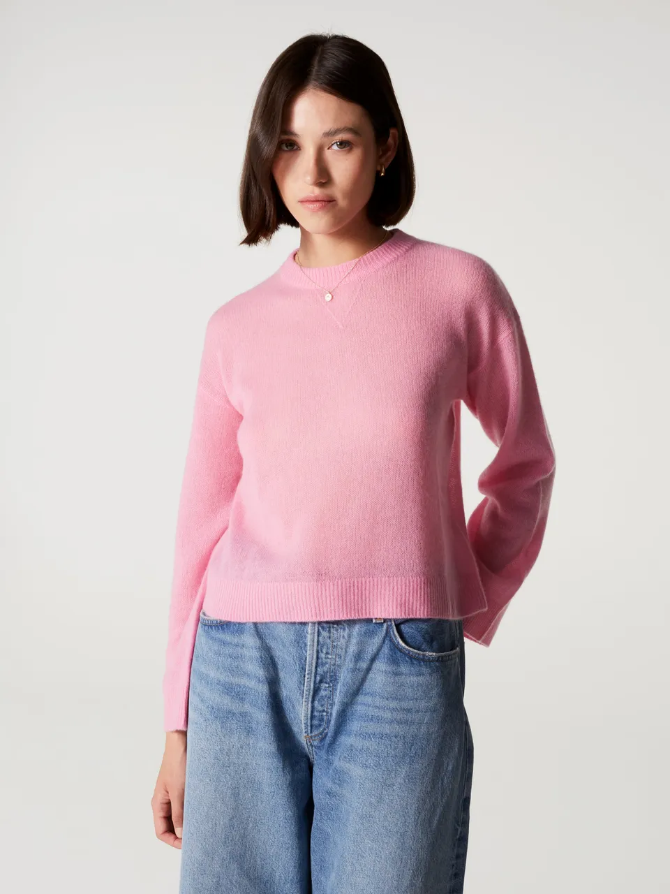 absolut-alma-gerader-rundhals-pullover-aus-leichtem-kaschmir-f-r-damen image 1