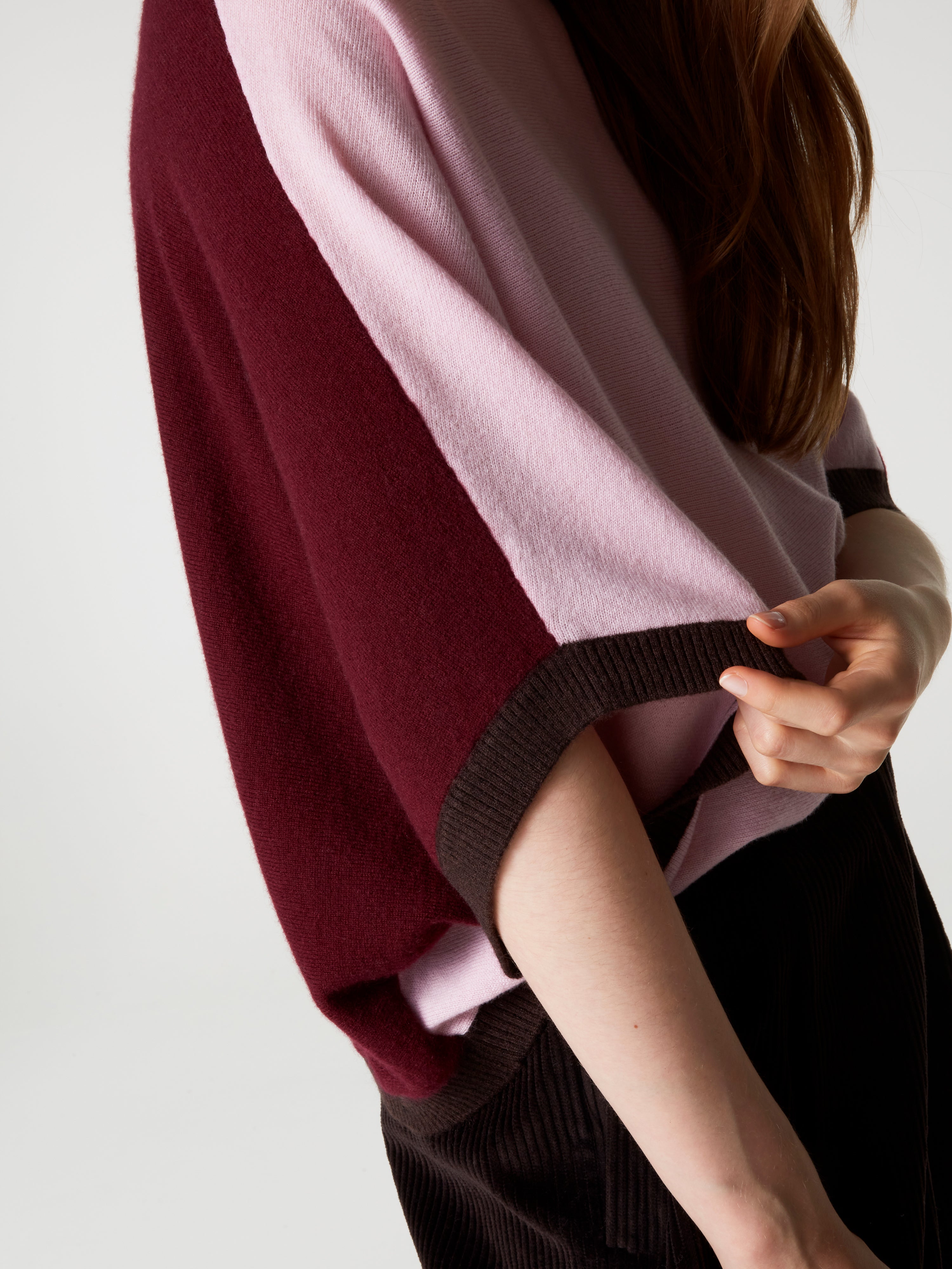 absolut-bettina-kaschmir-poncho-pullover-rundhals image 2