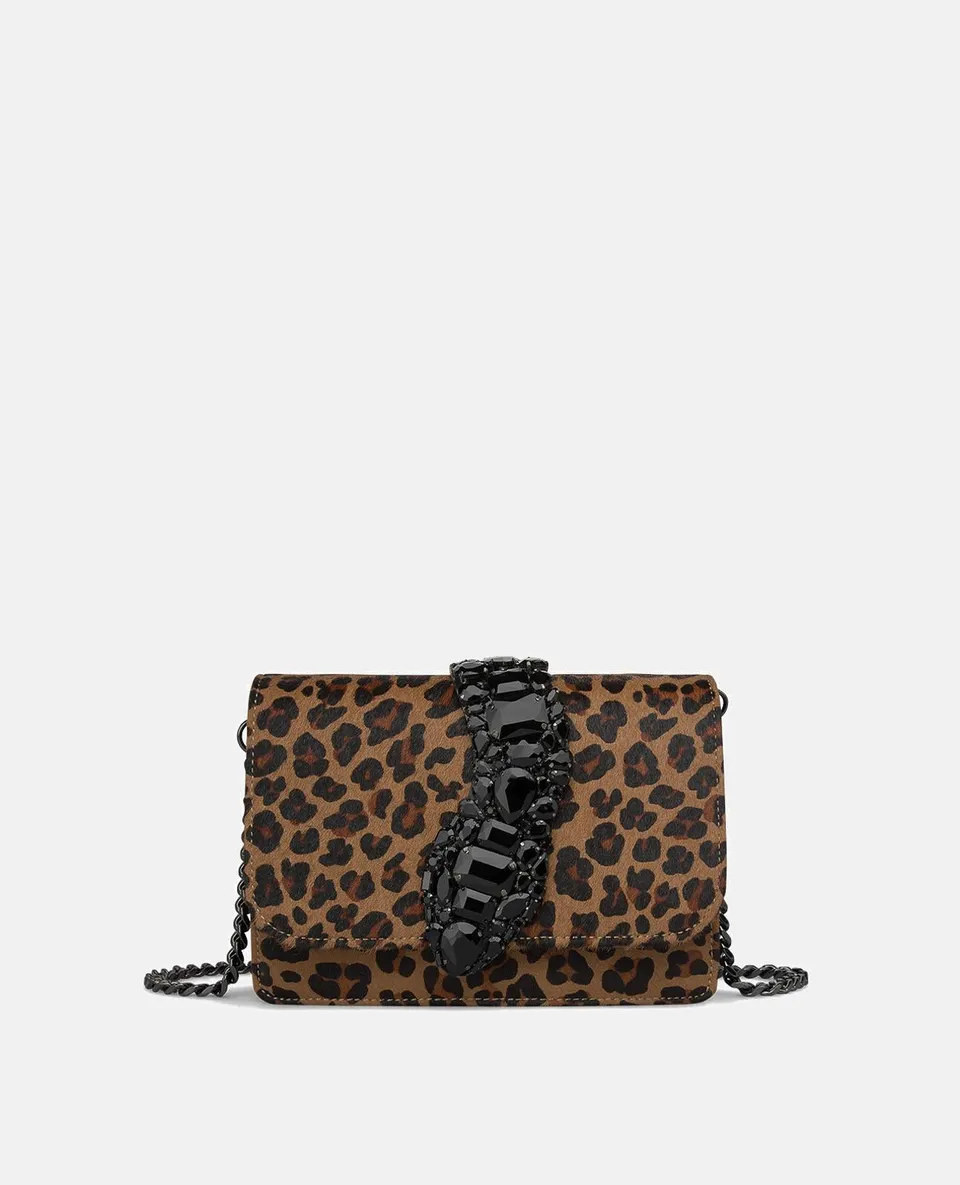 alma-en-pena-snake-flap-schultertasche-camel-leder-kette image 1