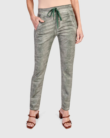 alembika-serpent-iconic-stretch-jeans-saladine image 2