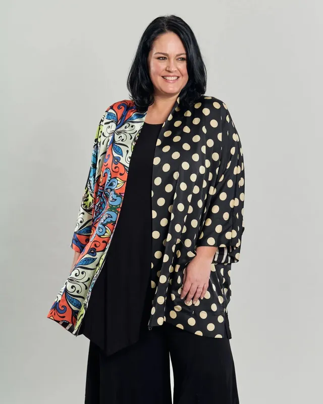 alembika-paisley-dot-kimono-jacke-multi-satin-tunikajacke image 1