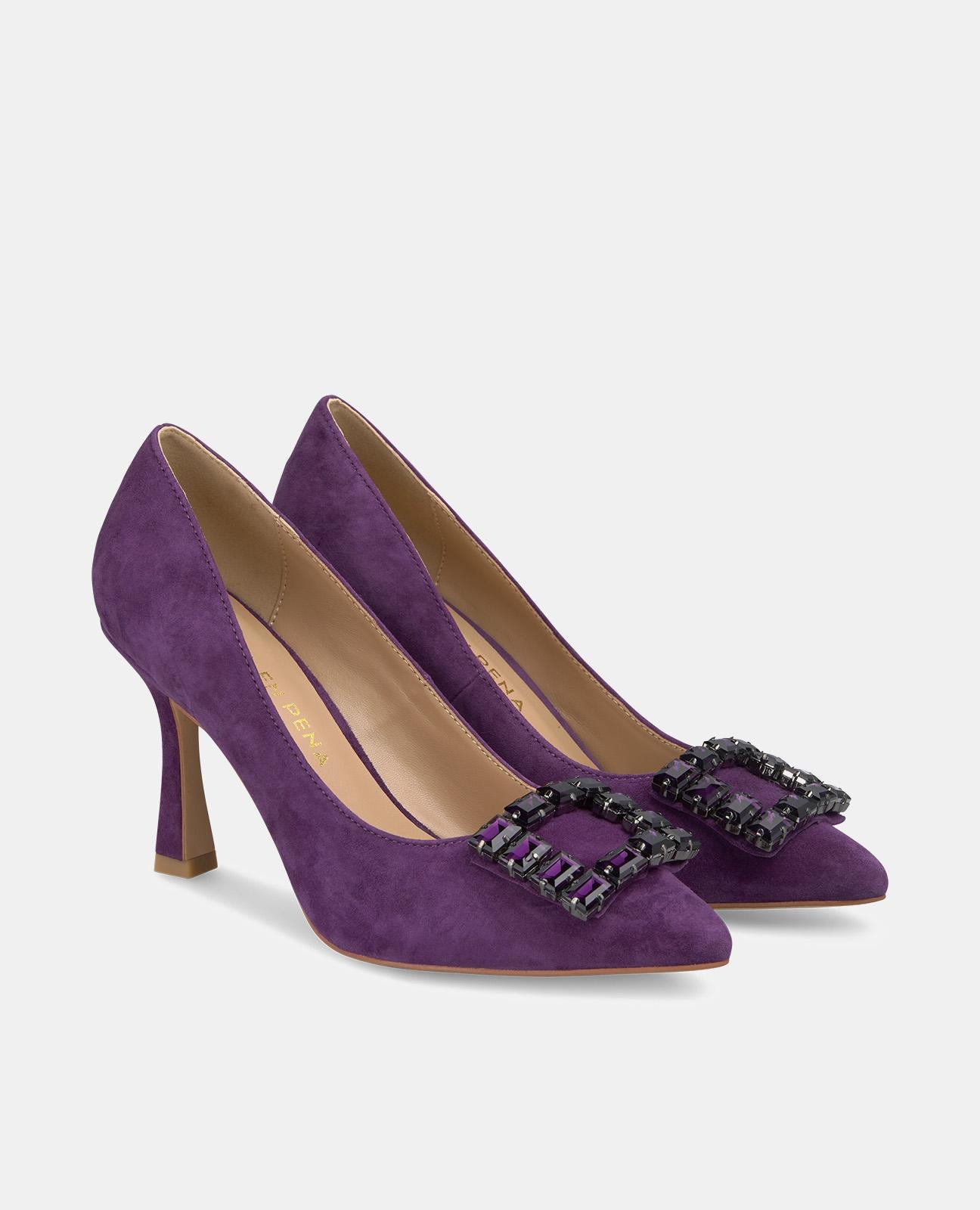 alma-en-pena-52249-stiletto-pumps-violett-9-5-cm-mit-ornament image 2