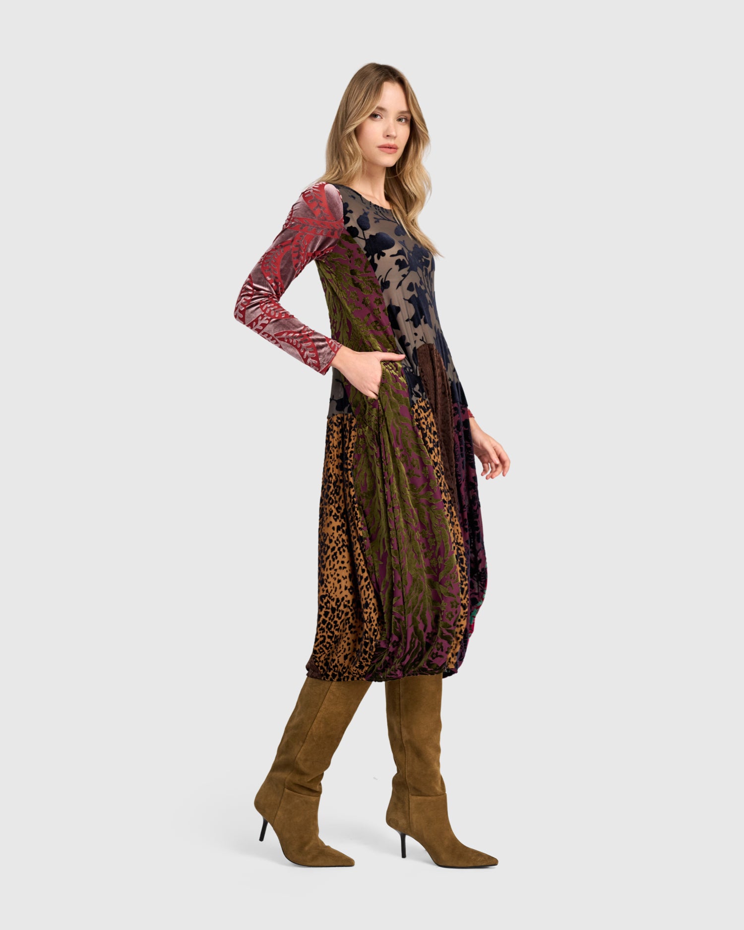 alembika-heirloom-crew-cocoon-kleid-jewel-multi image 5