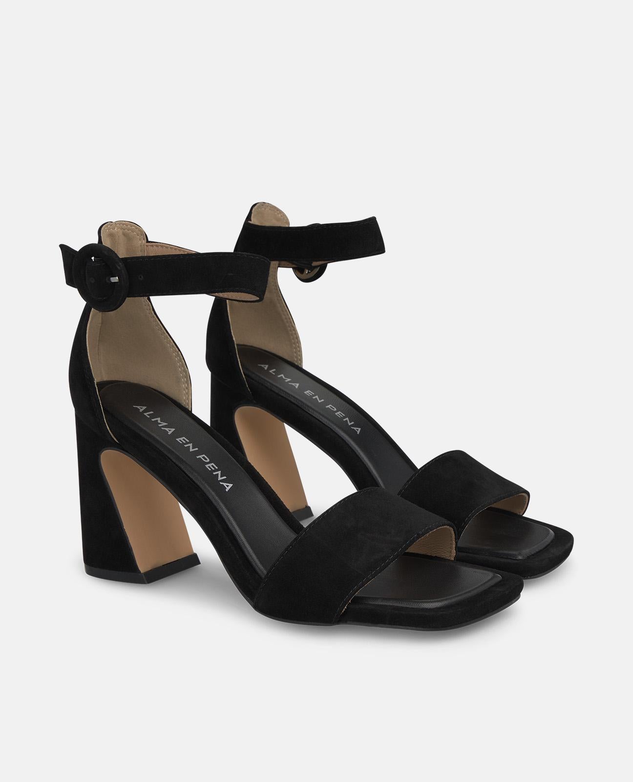 alma-en-pena-heel-bracelet-sandal-sandale-mit-absatz-8-3-cm-in-schwarz image 2