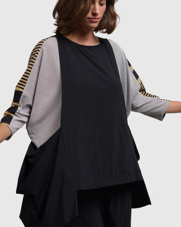 alembika-tekbika-weste-tj936b-schwarz-rmellose-damen-weste image 3