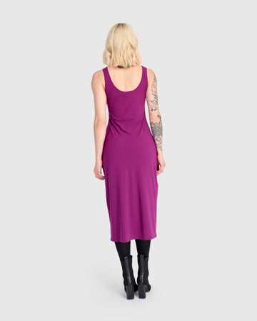 alembika-essential-slip-dress-damen-slipkleid-fuchsia image 2