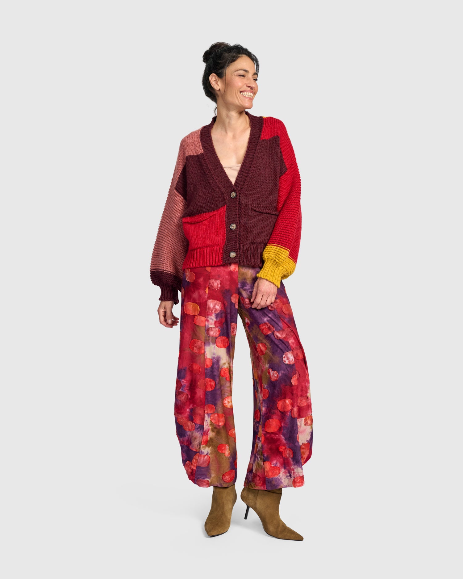 alembika-carnival-chunky-cardigan-ruby image 3
