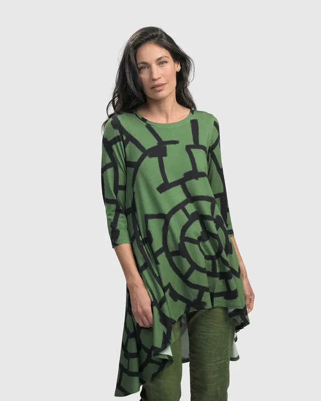 alembika-hypnotic-hi-lo-tunika-clover image 1